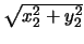 $ \sqrt{x_2^2+y_2^2}$