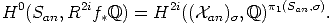 H0(San, R2if*Q) =  H2i((Xan)s,Q)p1(San,s).  