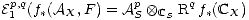 Ep1,q(f*(AX, F ) = ApS  ox CS Rqf*(CX)
