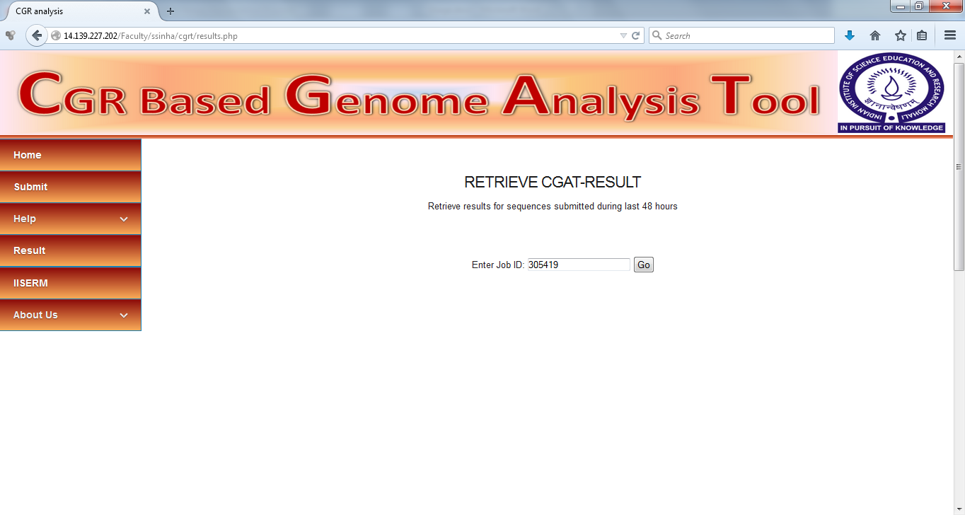 sequence input