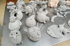 student-works-clay